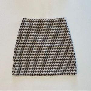 LOFT Metallic Patterned Skirt